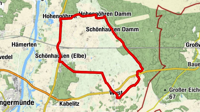 Katteroute - Radeln nach Zahlen im Elb-Havel-Winkel