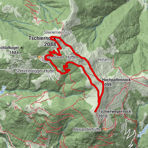 Tschiernock, Hochpalfennock, Tschierwegernock,  nock nock nock ... ;)