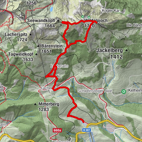 Wildalpjoch und Käserwand