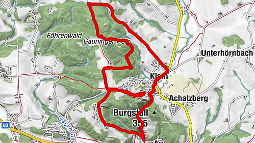 Burg Klam Rundweg