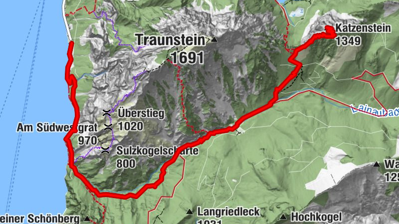 Katzenstein über Mairalm
