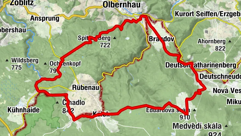 RR ERZ T12 Autour de Rübenau vers Katharinaberg