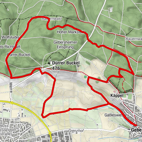 Ausblicke im Strohgäu und Stille im Wald