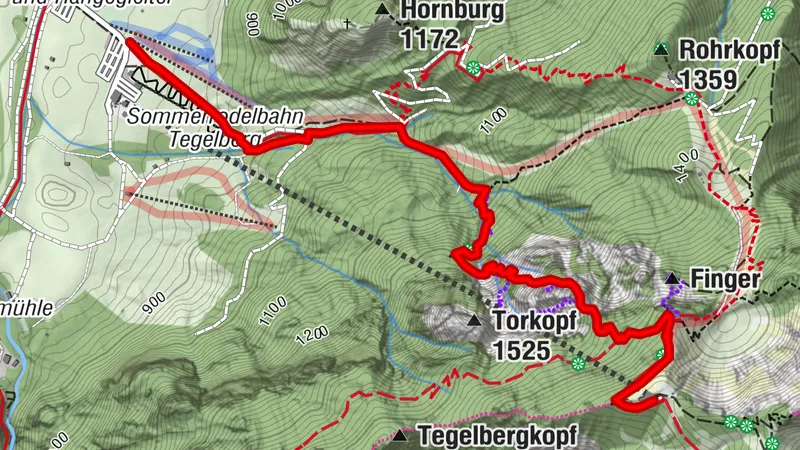 Via ferrata "Tegelbergsteig"
