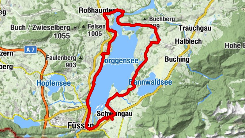 Boucle du Forggensee