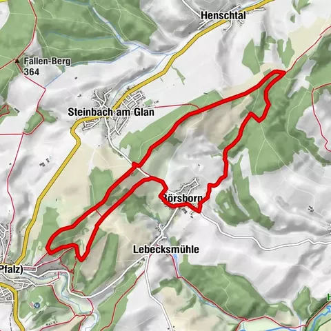 Börsborn - Chemin des chênes Muhleichen