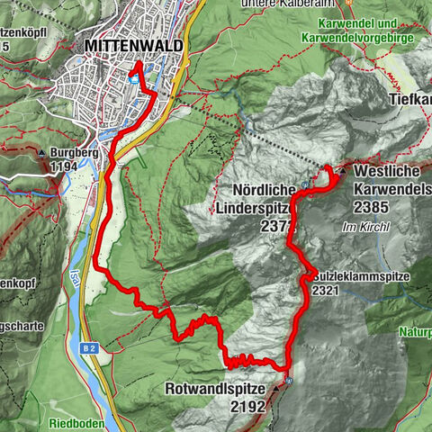 Mittenwalder Höhenweg Klettersteig (A/B)