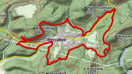 Rundwanderweg Merzalben