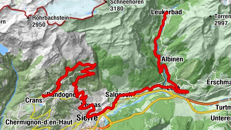 Wallis Velo Tour : Crans-Montana-Leukerbad (étape 2)