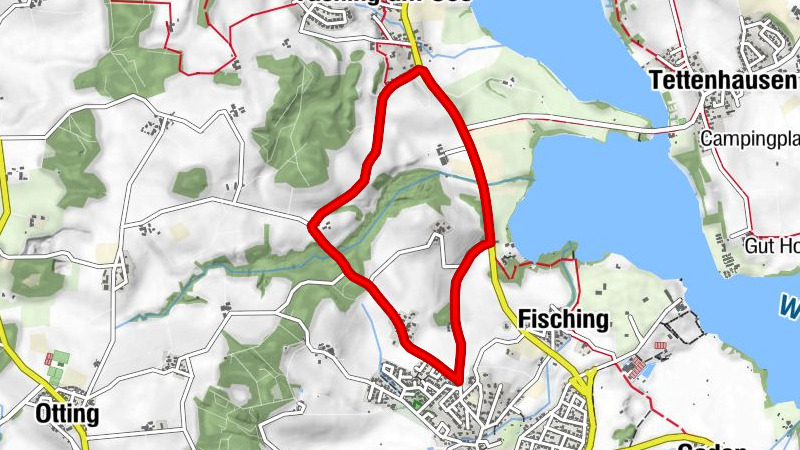 Von Waging nach Taching