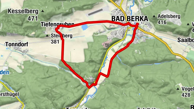 Parcours à vélo vers München