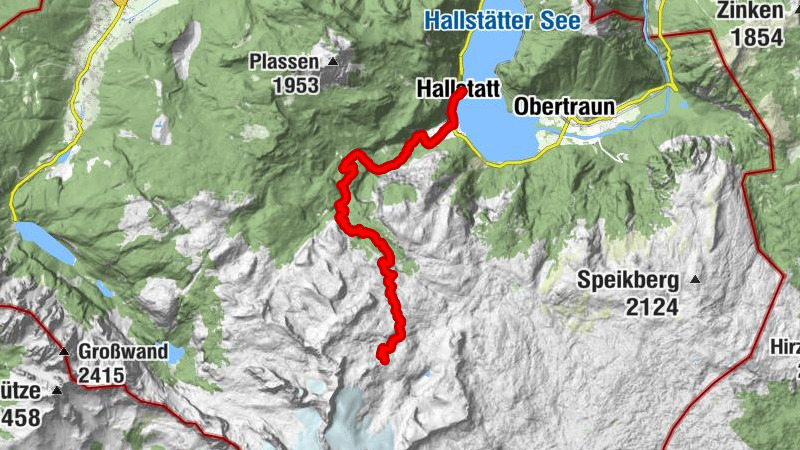 01 Nordalpenweg, 28. Etappe: Hallstatt - Simonyhütte