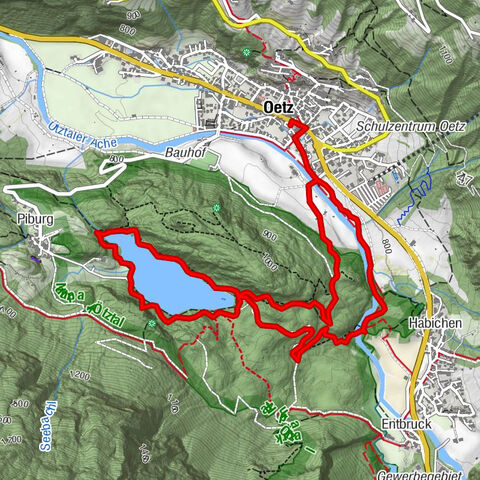 Oetz - Lac Piburger - Oetz