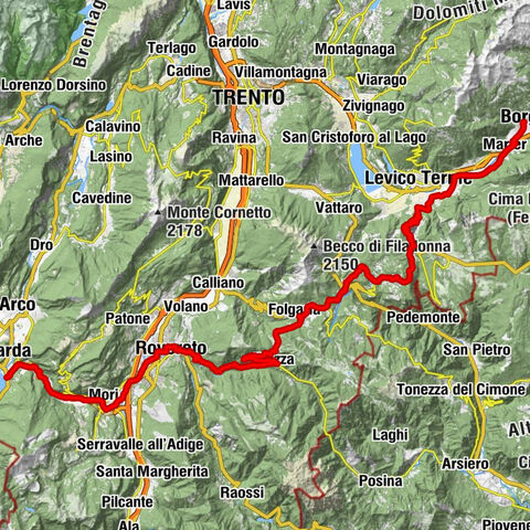 EnRolanTrack Transalp Dolomiti 6/6 Roncegno-Torbole