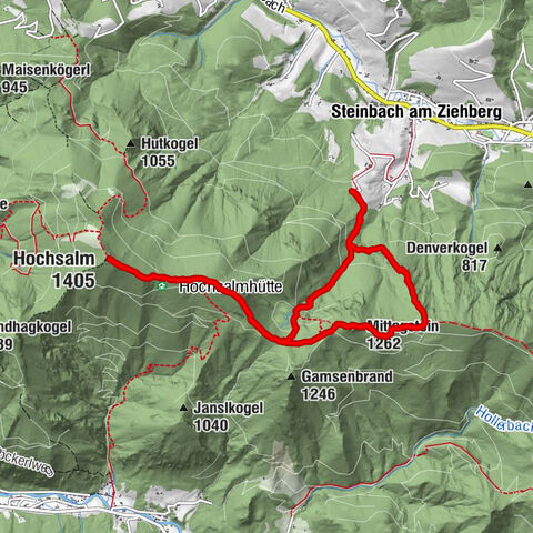 Mittagstein und Hochsalm