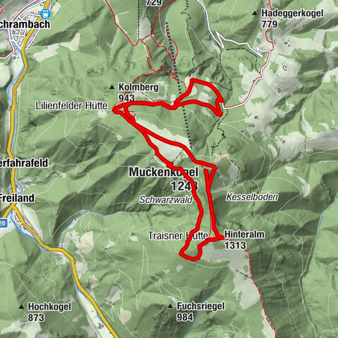 LILIENFELD Grünes Tor Muckenkogel Hinteralm Klosteralm 20201025