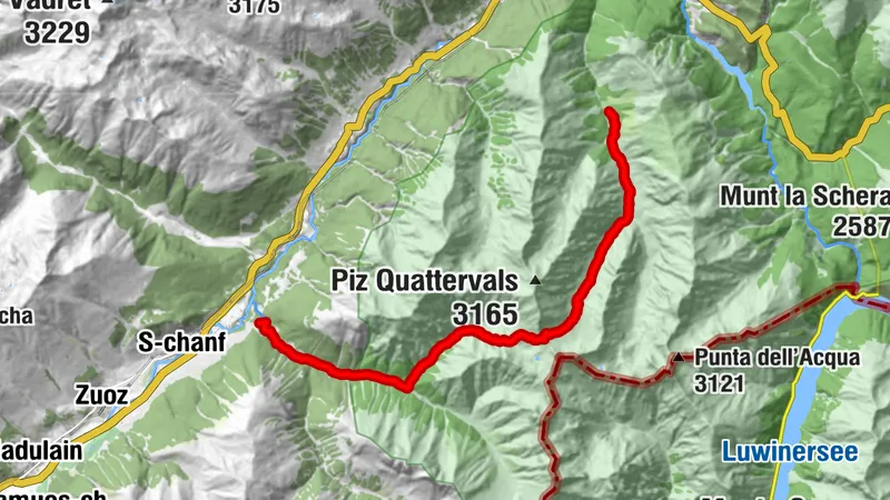 Parc national: Fuorcla Val Sassa