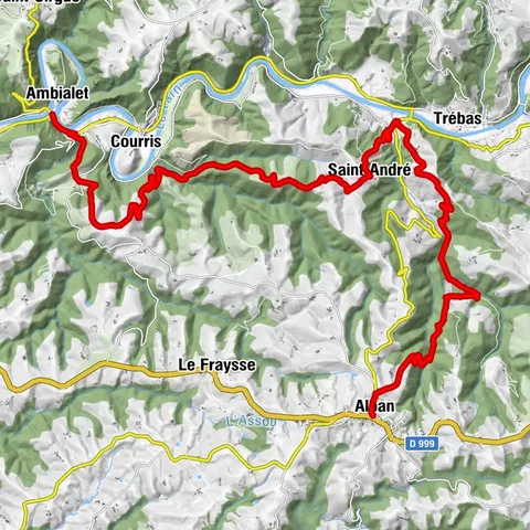 Tour du Tarn à cheval : Ambialet / Alban