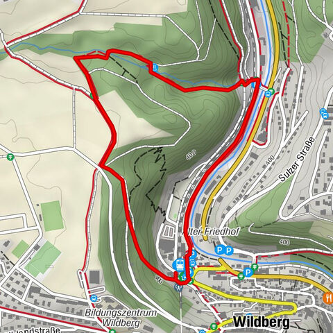 GeoParcours Wildberg à travers la pittoresque gorge de Lützenschlucht