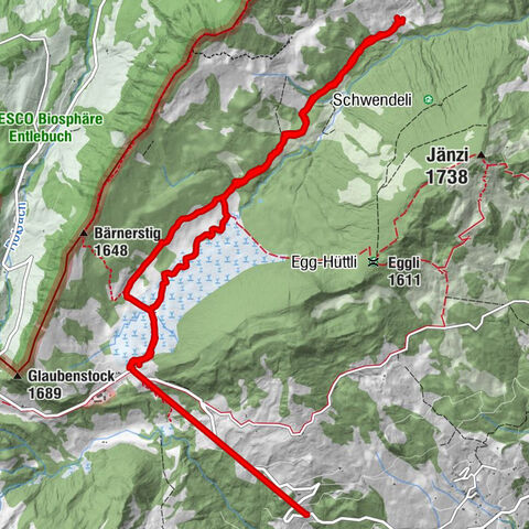 Glaubenberg Langis - Lochalp - Glaubenberg Langis