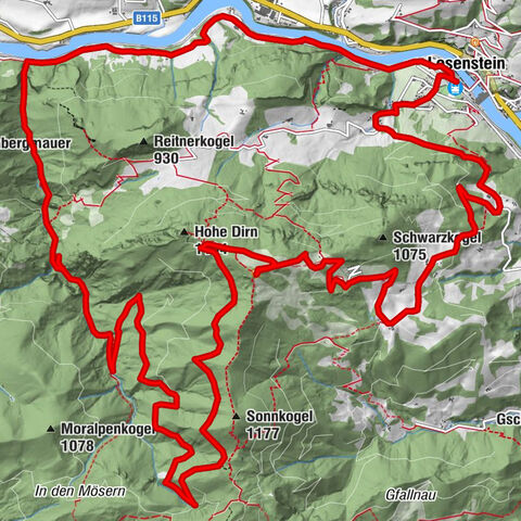 Tour VTT Hohe Dirn (depuis Losenstein)